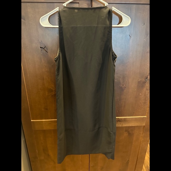 H&M Black Holiday New Years Dress Small 2 Bling Beaded - Picture 3 of 3